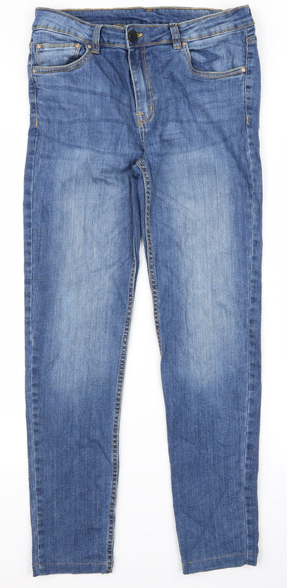 Club Womens Blue  Rayon Skinny Jeans Size 28 L26 in