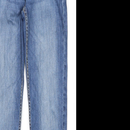 Club Womens Blue  Rayon Skinny Jeans Size 28 L26 in