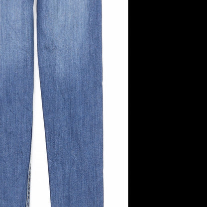 Club Womens Blue  Rayon Skinny Jeans Size 28 L26 in