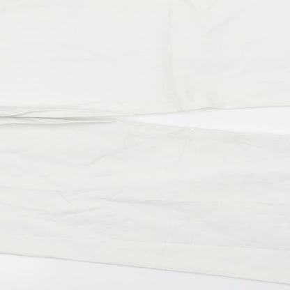 La Bella Womens White   Trousers  Size 14 L26 in