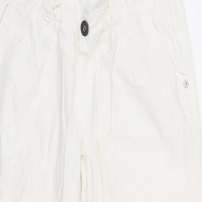 nopp;es Womens White   Trousers  Size S L26 in