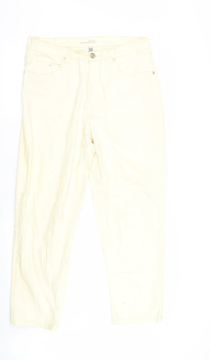 nezza Womens Yellow   Trousers  Size 32 L27 in - m