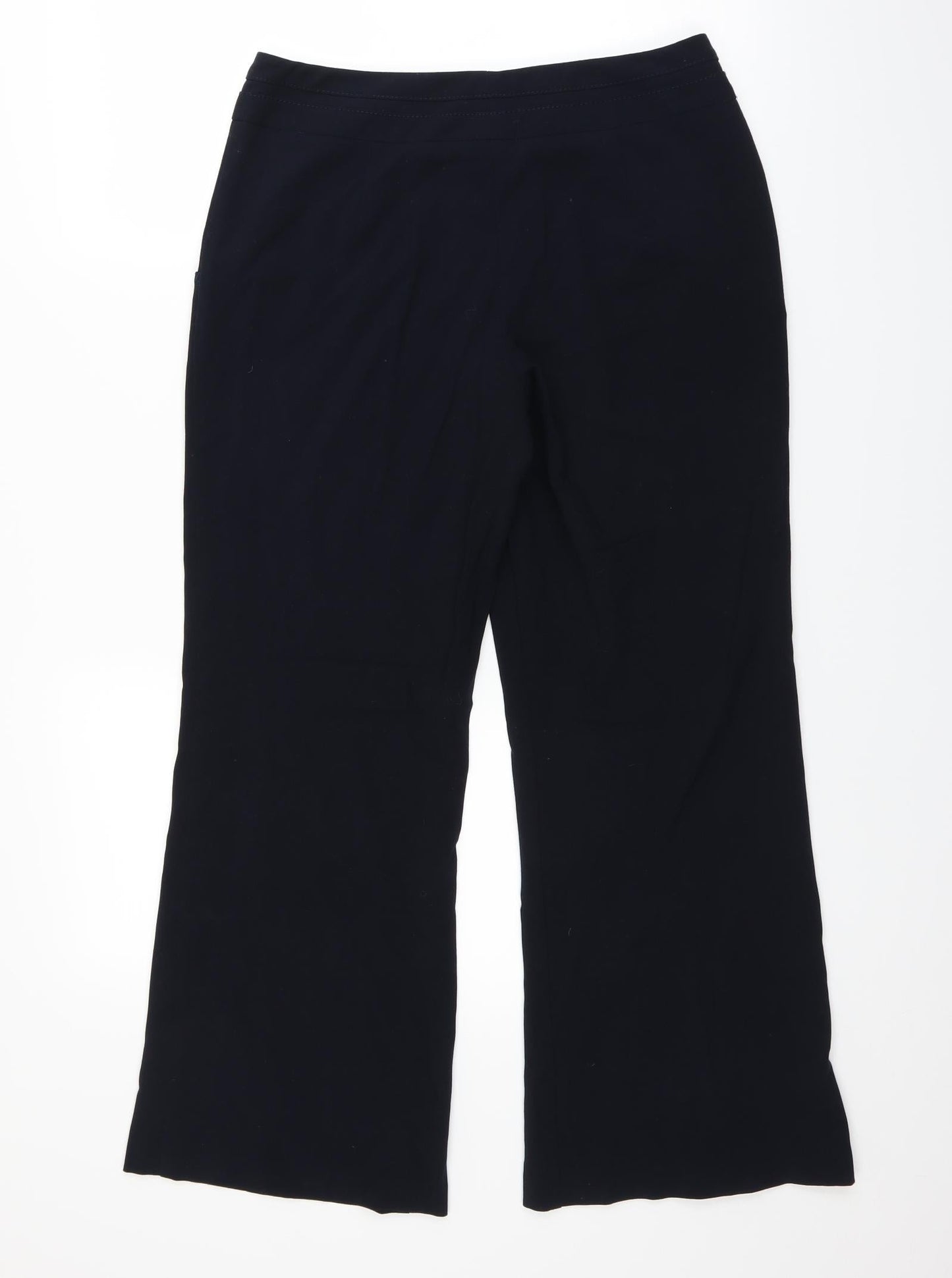 Womens UK Size 10 Marks and Spencer Regular Fit  Blue Trousers