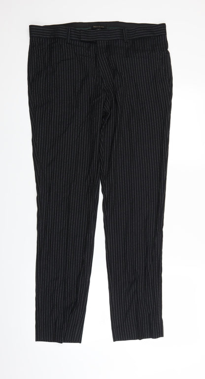 Womens UK Size 34 in River Island Regular Fit  Black Trousers