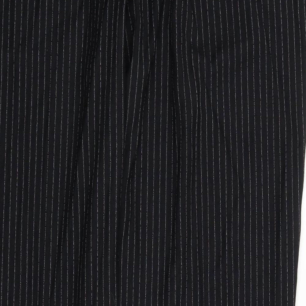 Womens UK Size 34 in River Island Regular Fit  Black Trousers