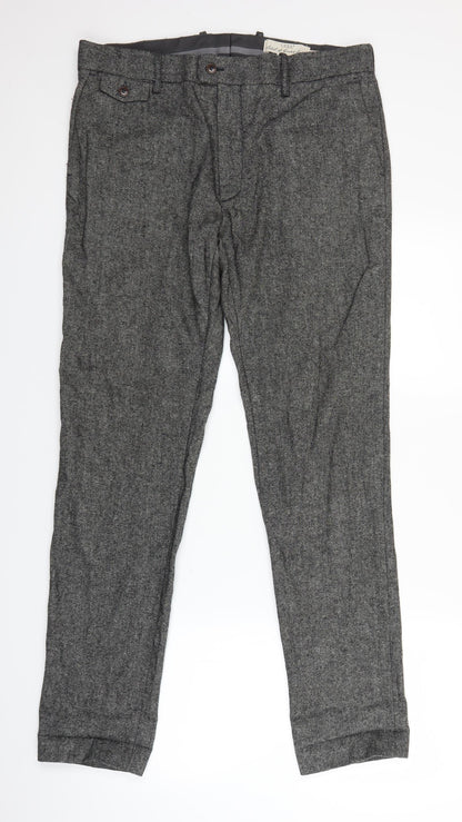 Womens UK Size 34 in H&M Regular Fit  Grey Trousers
