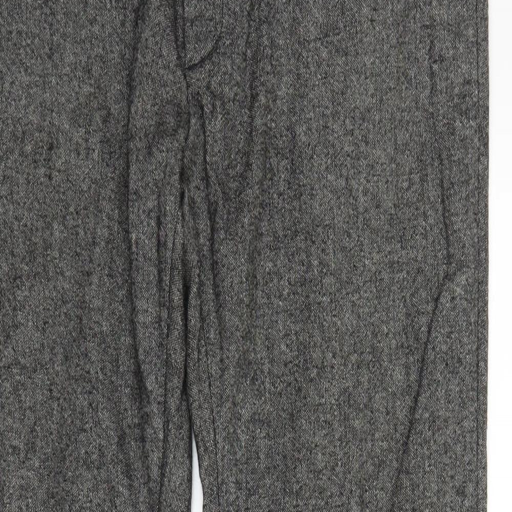 Womens UK Size 34 in H&M Regular Fit  Grey Trousers