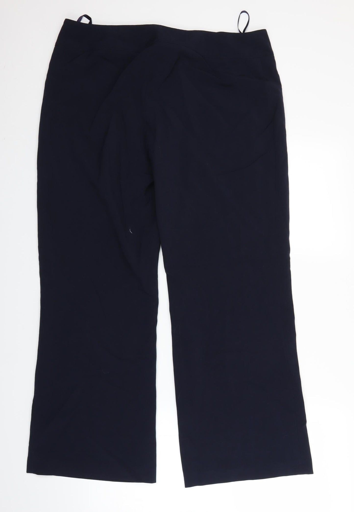 Laura Brook Womens Blue   Trousers  Size 14 L28 in