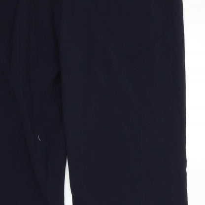 Laura Brook Womens Blue   Trousers  Size 14 L28 in