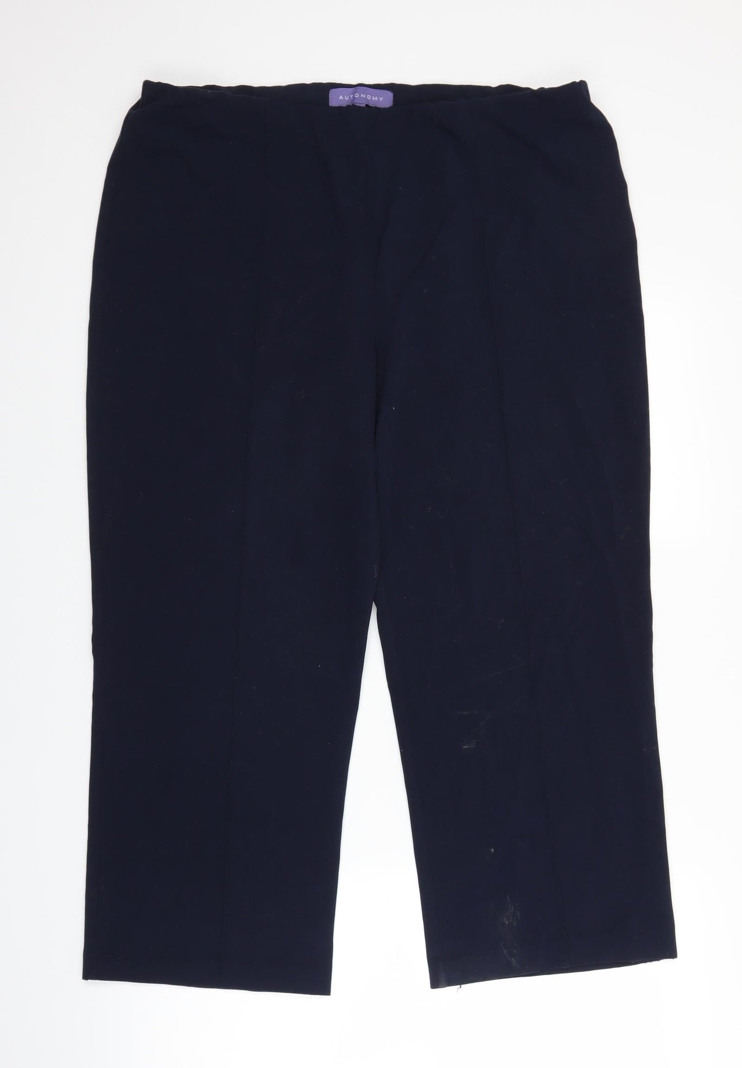 Autonomy Womens Blue   Trousers  Size 18 L22 in