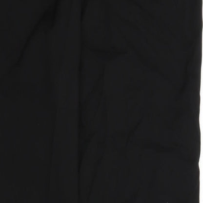 Womens UK Size 12 Papaya Regular Fit  Black Trousers