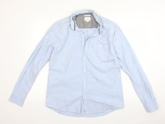 F&F Mens Blue    Button-Up Size L