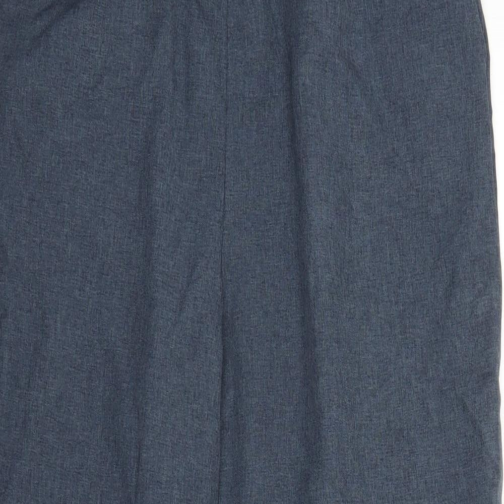 Womens UK Size 14 Bonmarché Regular Fit  Blue Trousers