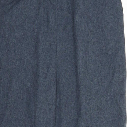Womens UK Size 14 Bonmarché Regular Fit  Blue Trousers