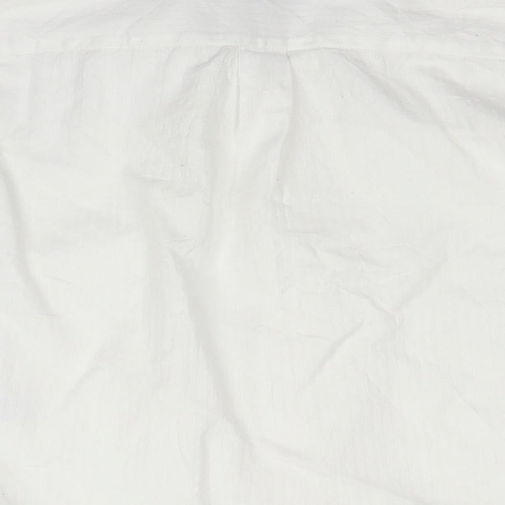 Marks & Spencer Boys White   Basic Button-Up Size 8 Years