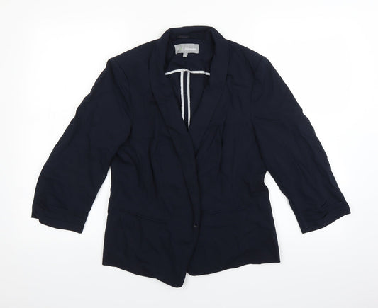 Marks and Spencer Womens Blue   Jacket Blazer Size 14