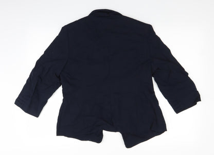 Marks and Spencer Womens Blue   Jacket Blazer Size 14
