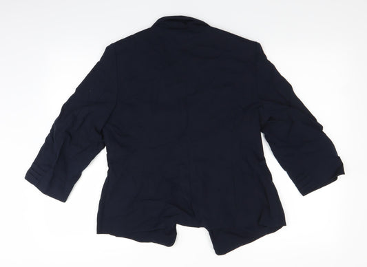 Marks and Spencer Womens Blue   Jacket Blazer Size 14
