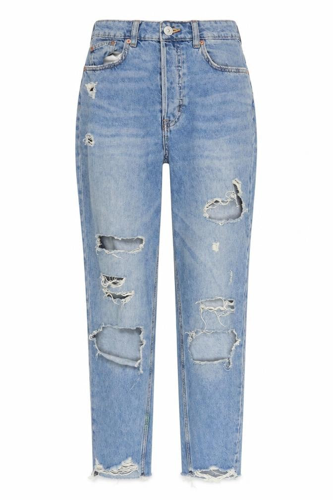 Womens UK Size 8 H&M Regular Fit Straight Blue Jeans