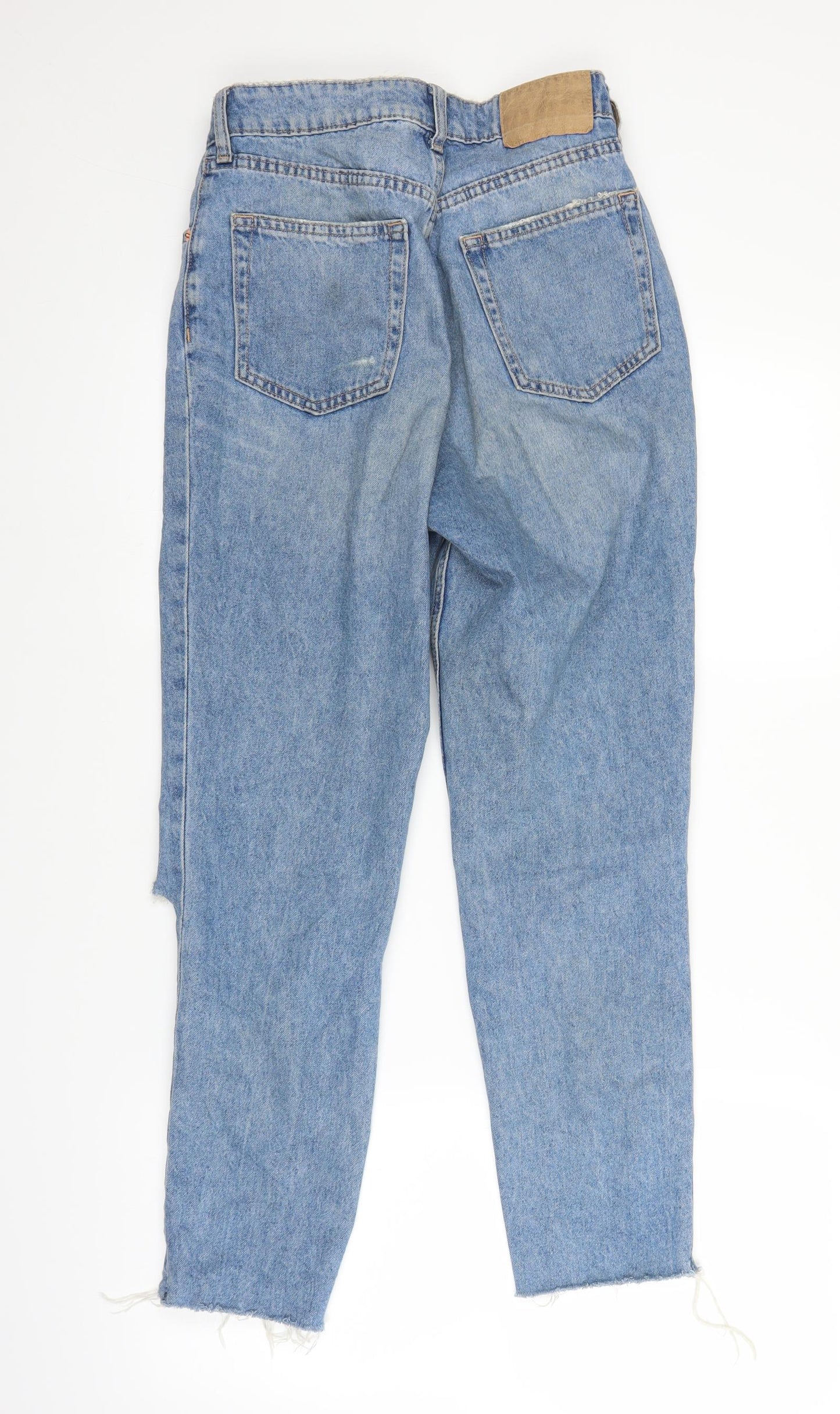 Womens UK Size 8 H&M Regular Fit Straight Blue Jeans
