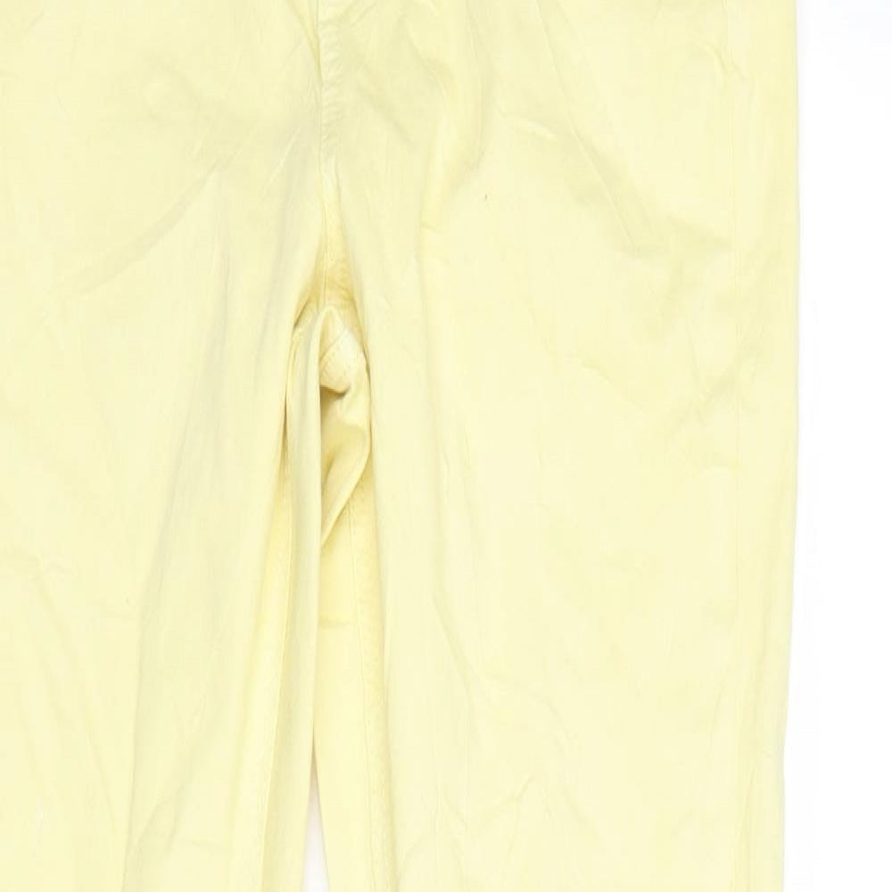 George Womens Yellow  Denim Skinny Jeans Size 12 L27 in
