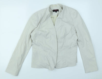 New Look Womens Beige   Jacket Blazer Size 14