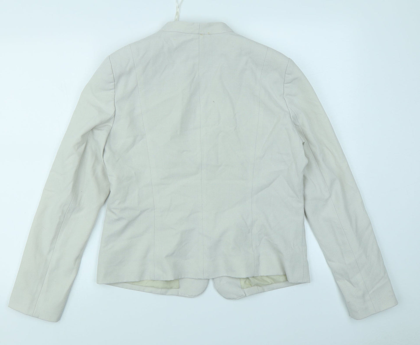 New Look Womens Beige   Jacket Blazer Size 14