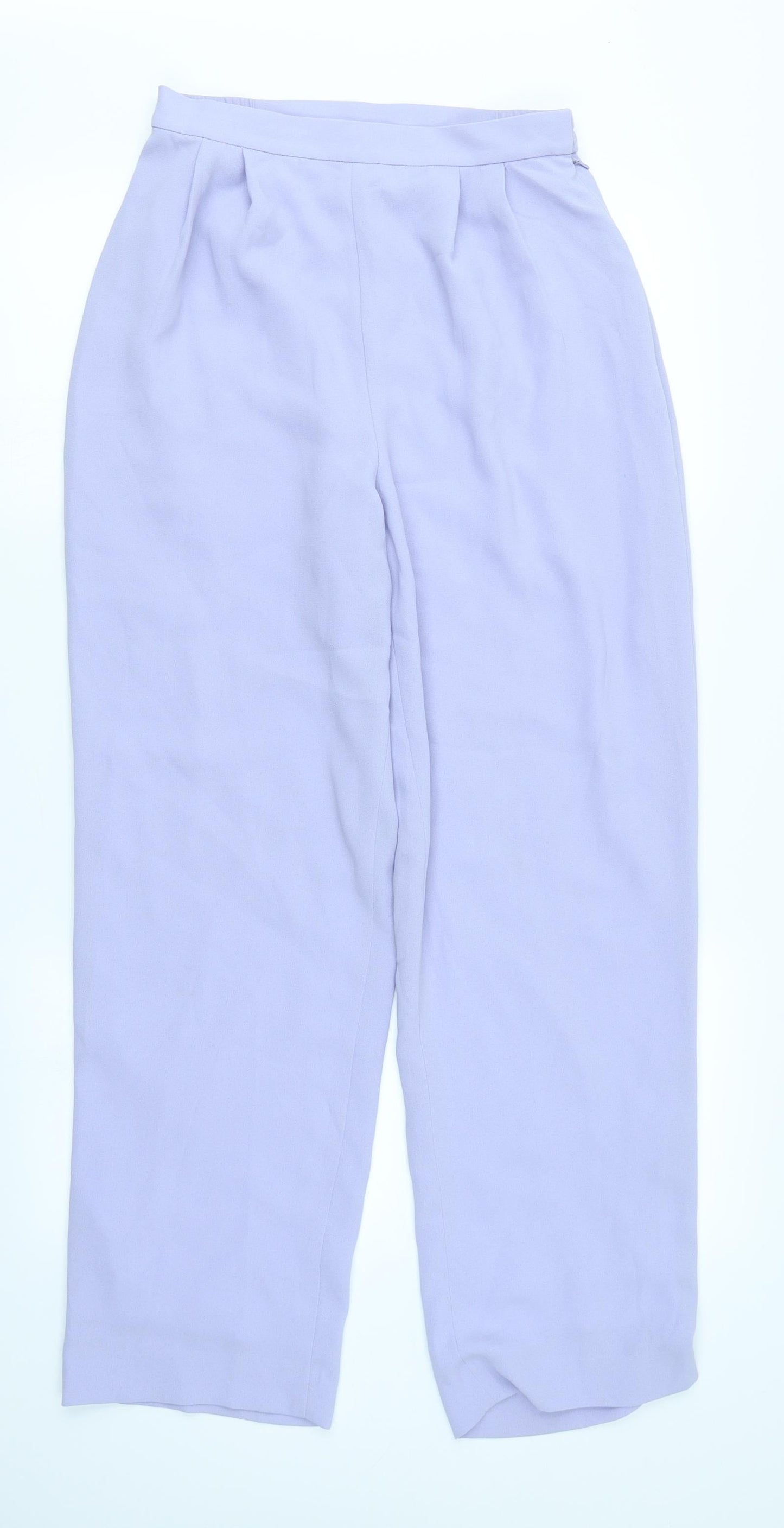 Media Womens Purple   Trousers  Size 12 L28 in