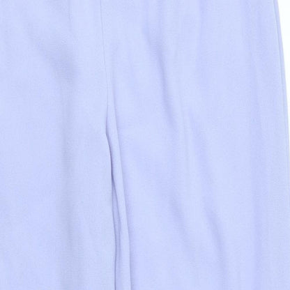 Media Womens Purple   Trousers  Size 12 L28 in
