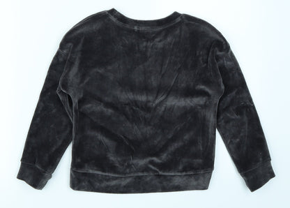 Next Girls Grey   Pullover Sweatshirt Size 6 Years