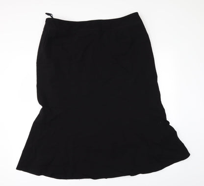 Debenhams Womens Black   A-Line Skirt Size 40 in
