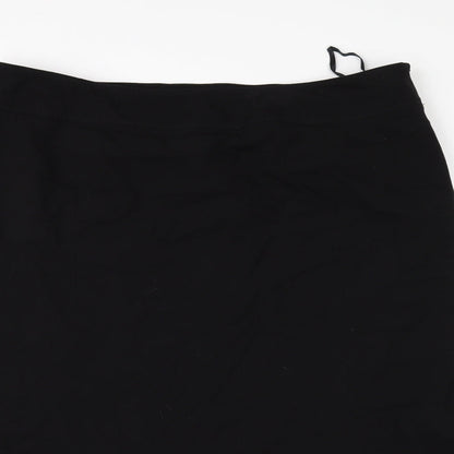 Debenhams Womens Black   A-Line Skirt Size 40 in