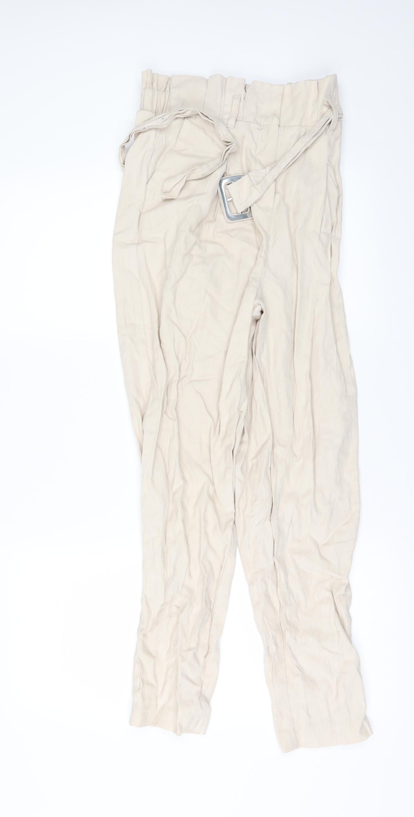 New Look Womens Beige   Trousers  Size 8 L29 in