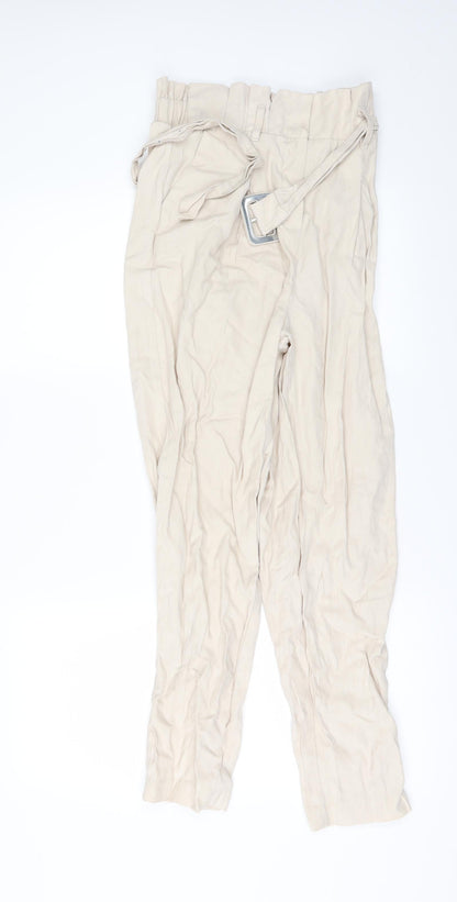 New Look Womens Beige   Trousers  Size 8 L29 in