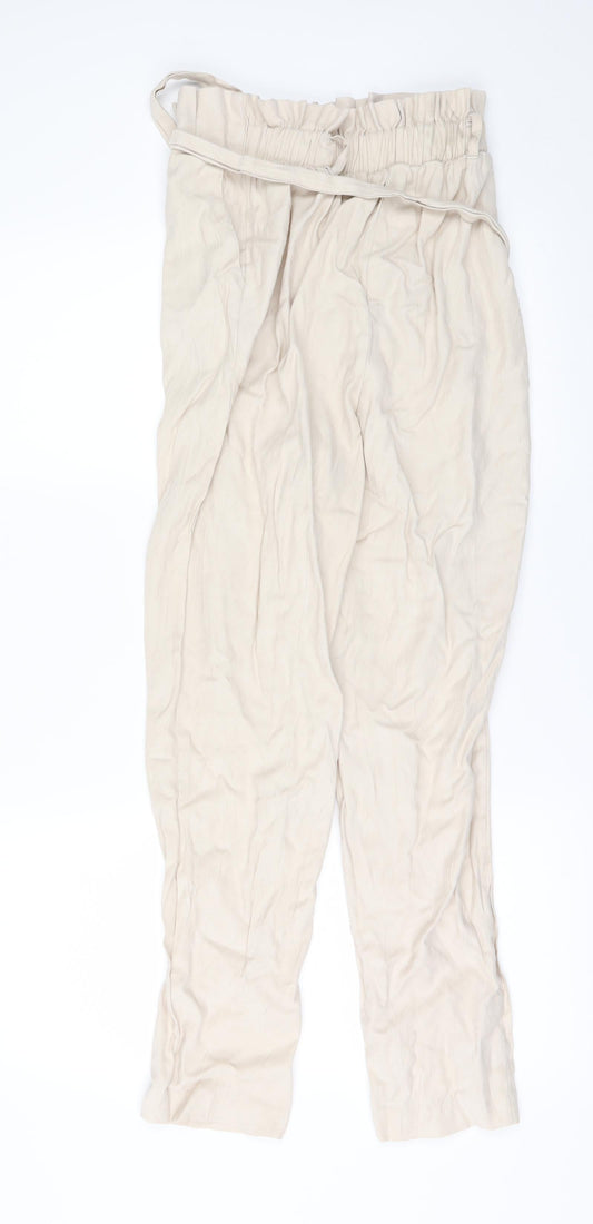 New Look Womens Beige   Trousers  Size 8 L29 in