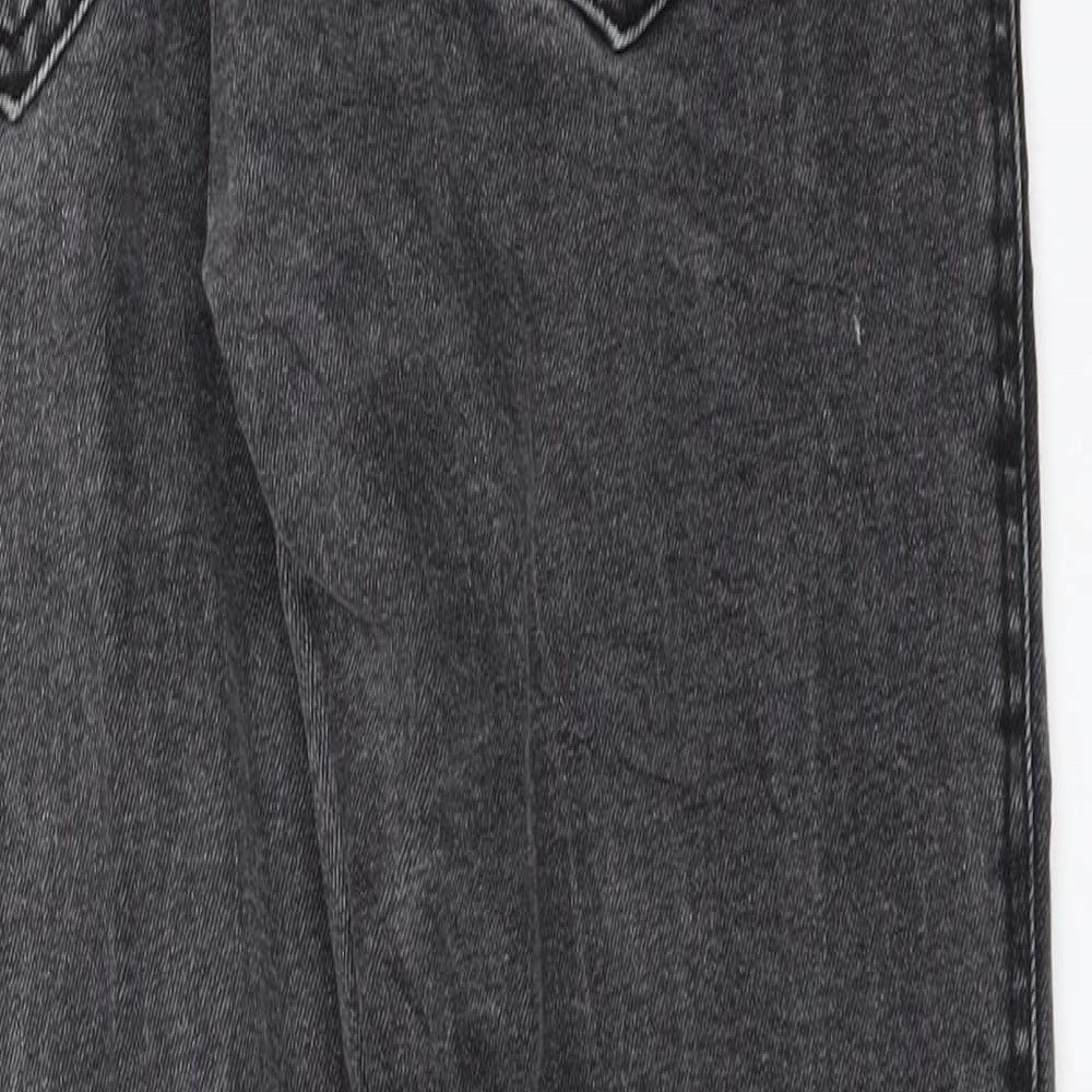 Pull&Bear Womens Grey  Denim Skinny Jeans Size 8 L25 in