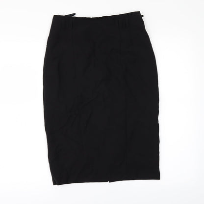 F&F Womens Black   A-Line Skirt Size 29 in