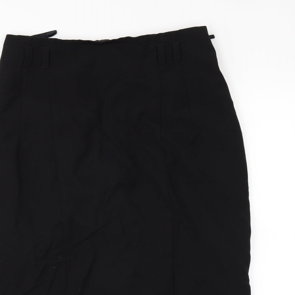F&F Womens Black   A-Line Skirt Size 29 in