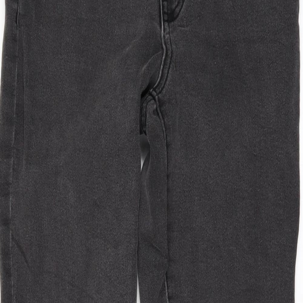 Mango Womens Black  Denim Skinny Jeans Size 8 L28 in