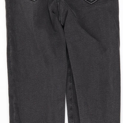 Mango Womens Black  Denim Skinny Jeans Size 8 L28 in