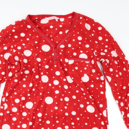 Secret Possesions Womens Red Polka Dot  Top Dress Size 10
