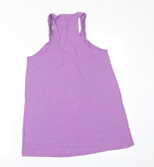 Womens UK Size XS Gap Purple Basic T-Shirt