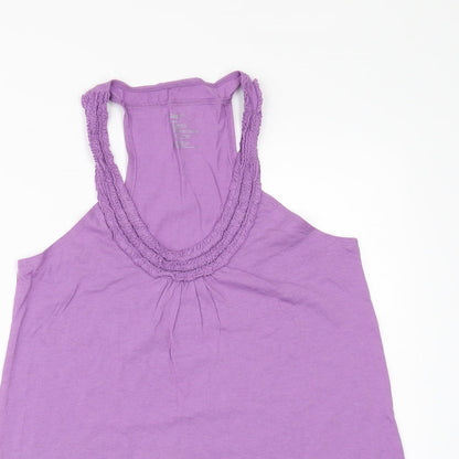 Womens UK Size XS Gap Purple Basic T-Shirt