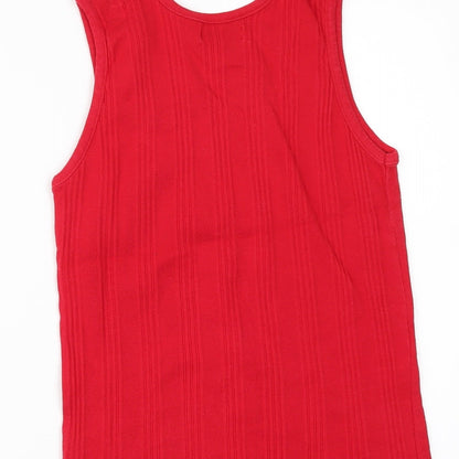 R.I.CLOTHING CO Womens Red   Basic T-Shirt Size XL