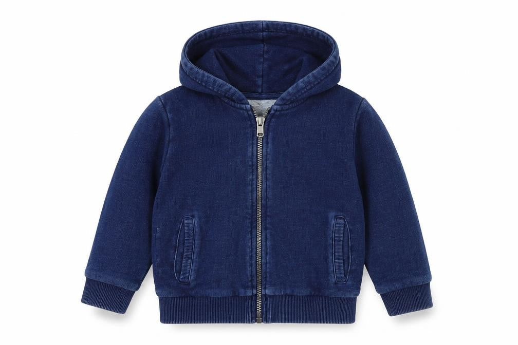 Matalan Boys Blue   Full Zip Hoodie Size 3-4 Years
