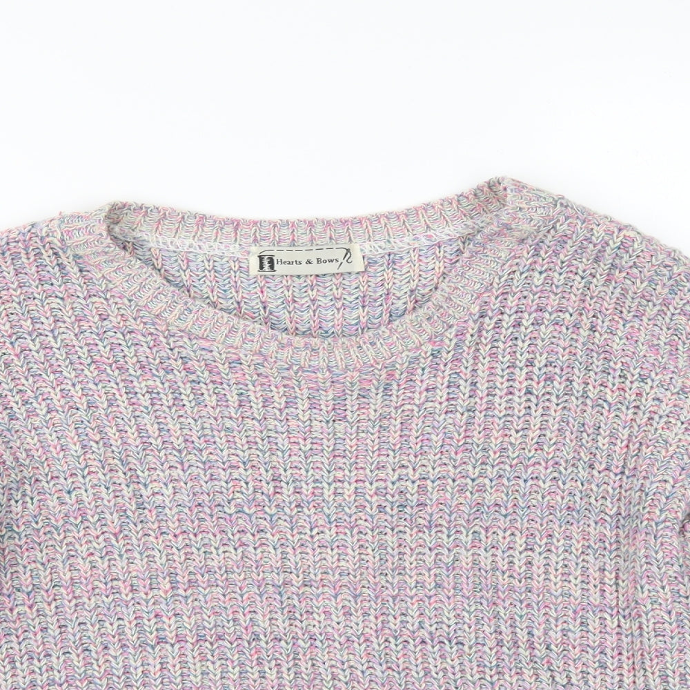 Hearts & Bows Womens Multicoloured   Pullover Jumper Size S