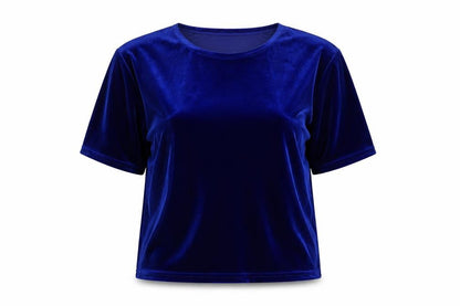 Womens UK Size 8 River Island Blue Basic T-Shirt