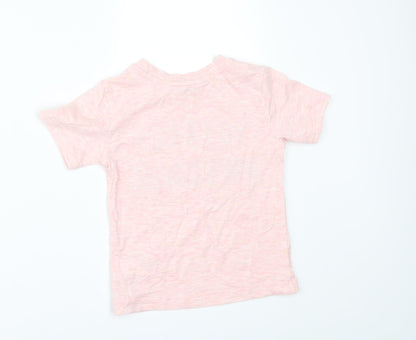 H&M Girls Pink   Basic T-Shirt Size 3-4 Years  - Totally Awesome