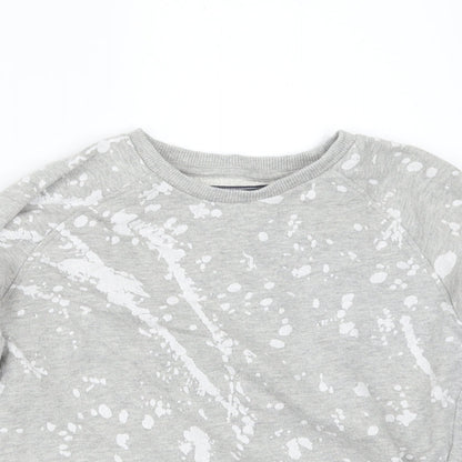 Next Girls Green Polka Dot  Pullover Sweatshirt Size 3-4 Years