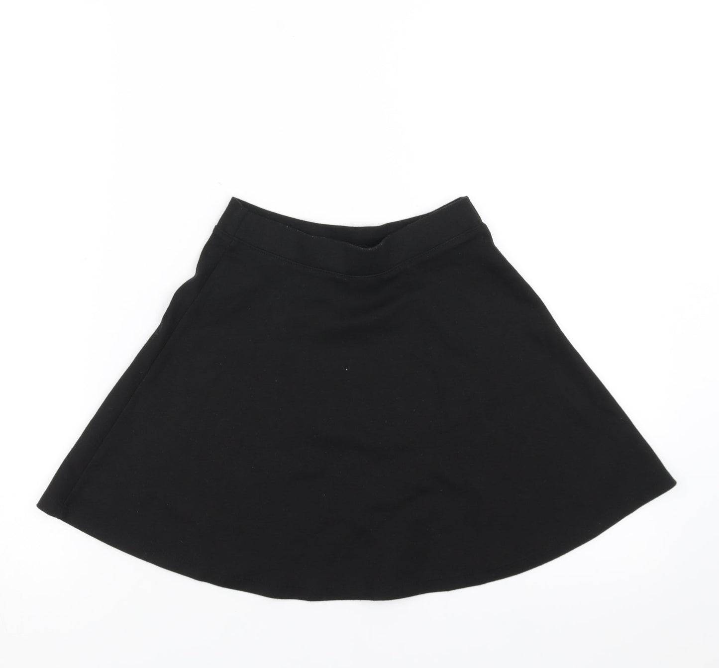 Sainsburys  Girls Black   Skater Skirt Size 8 Years - School